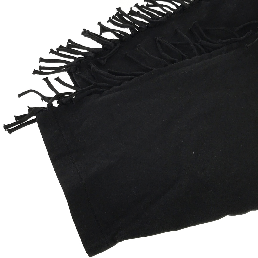 TOGA(トーガ)のTOGA ARCHIVES × FRUIT OF THE LOOM トーガアーカイブス × フルーツオブザルーム 22AW Fringe top フリンジトップス TC22-JK505 ブラック M レディースのトップス(Tシャツ(長袖/七分))の商品写真