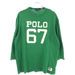 POLO RALPH LAUREN - POLO RALPH LAUREN ポロラルフローレン フットボールTシャツ  グリーン L