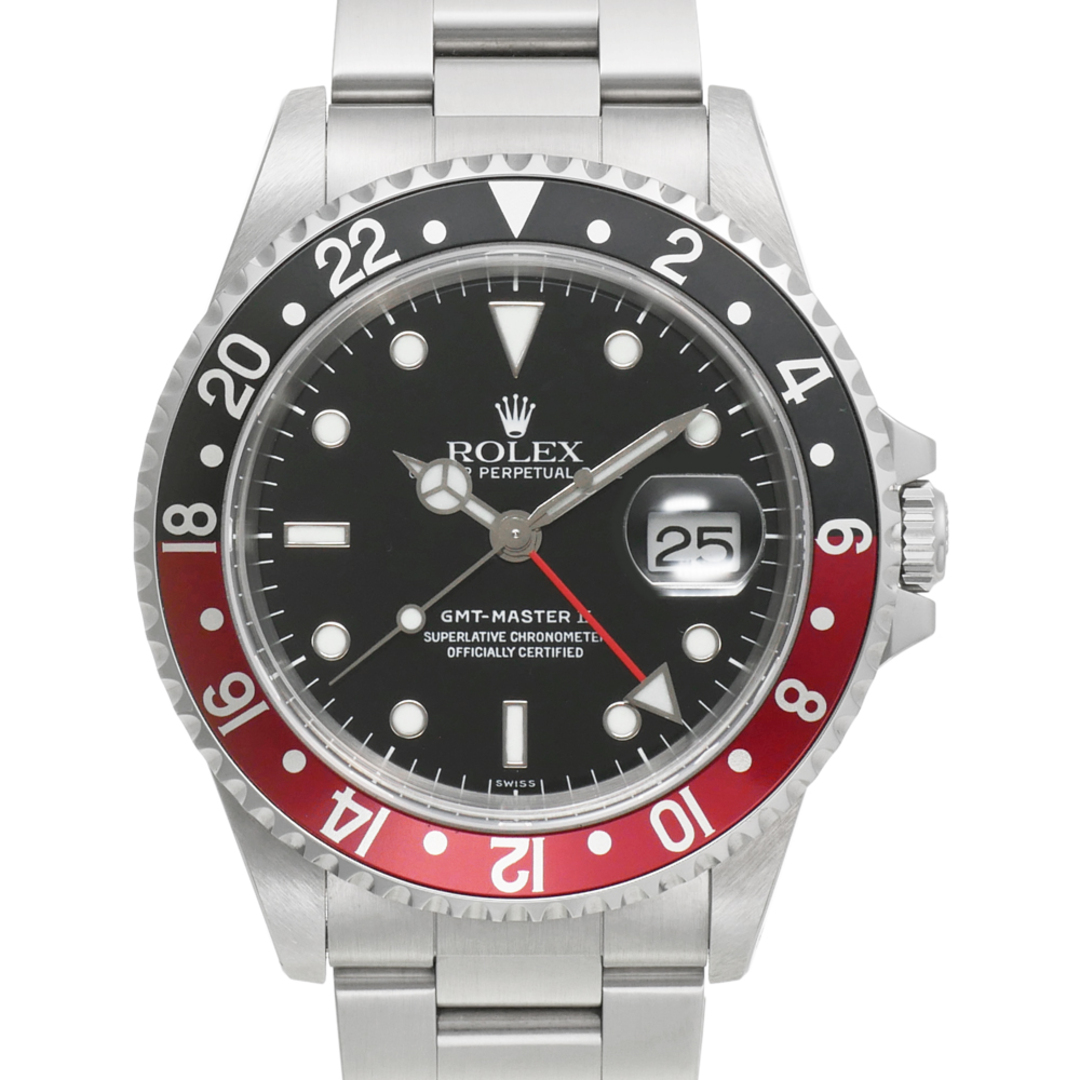 ROLEX(ロレックス)のGMTマスター2 黒赤ベゼル Ref.16710 中古品 メンズ 腕時計 メンズの時計(腕時計(アナログ))の商品写真