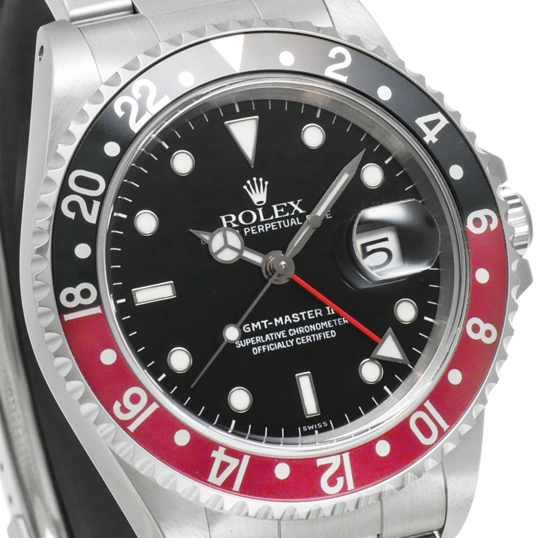 ROLEX(ロレックス)のGMTマスター2 黒赤ベゼル Ref.16710 中古品 メンズ 腕時計 メンズの時計(腕時計(アナログ))の商品写真