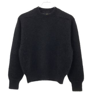 BATONER - BATONER バトナー CROPPED CREW NECK キッドモヘアニットセーター BN-23FL-043 ブラック 1