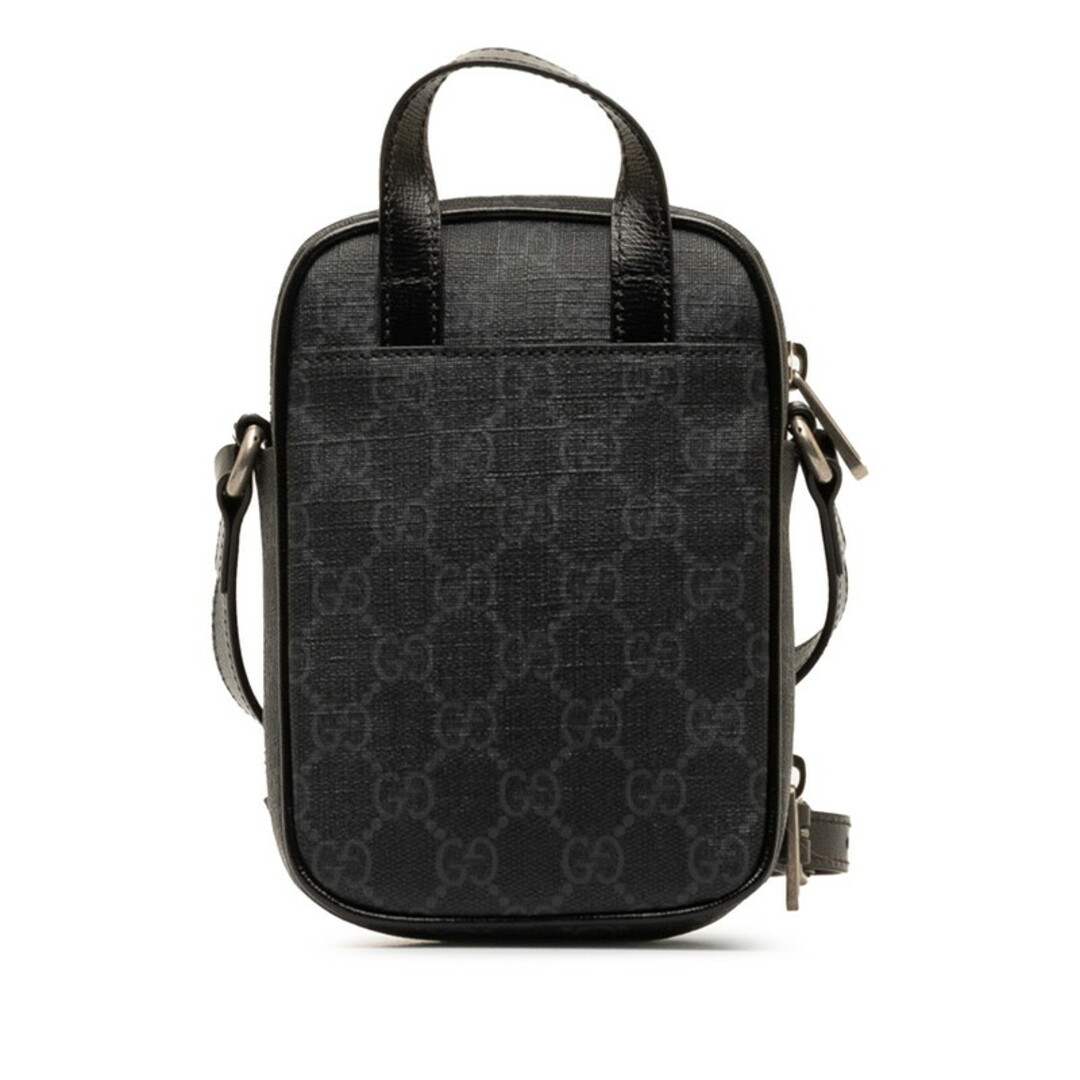 Gucci(グッチ)の美品 グッチ GGスプリーム インターロッキングG 斜め掛け ミニショルダーバッグ 672952 PVC レディース GUCCI 【222-50902】 レディースのバッグ(ショルダーバッグ)の商品写真