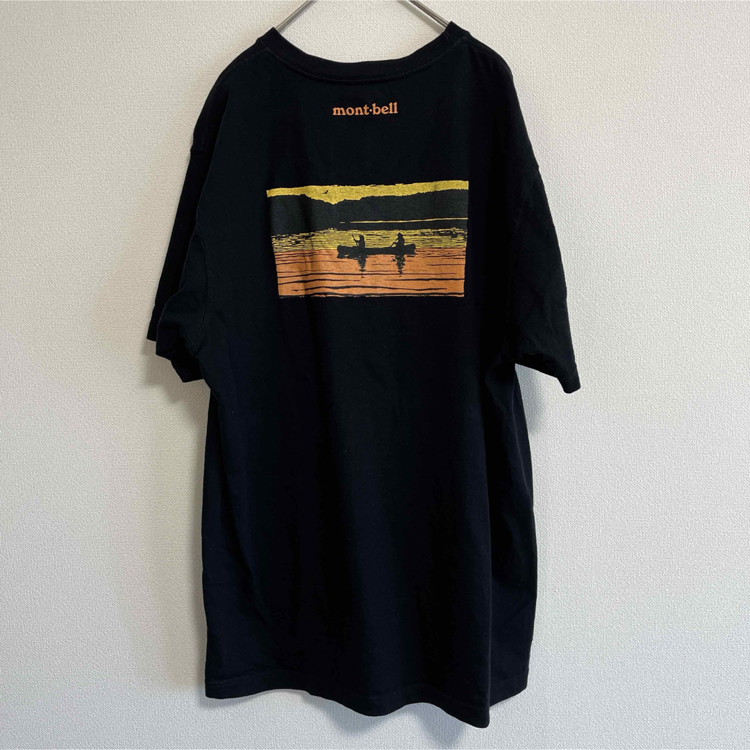 mont bell(モンベル)のmont-bell モンベル　Tシャツ ブラック　XL メンズのトップス(Tシャツ/カットソー(半袖/袖なし))の商品写真