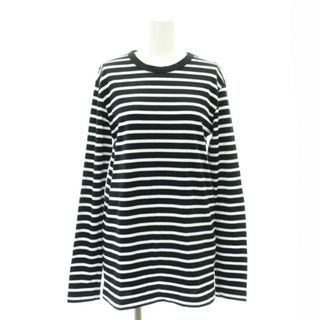 ドゥーズィエムクラス(DEUXIEME CLASSE)のドゥーズィエムクラス COCO Stripe Tシャツ カットソー F 黒 白(Tシャツ(長袖/七分))