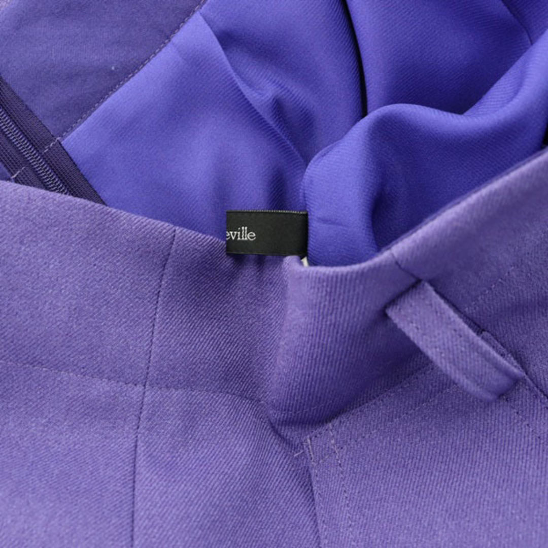 アルアバイル allureville タイトスカート ロング スリット 1 紫 レディースのスカート(ロングスカート)の商品写真