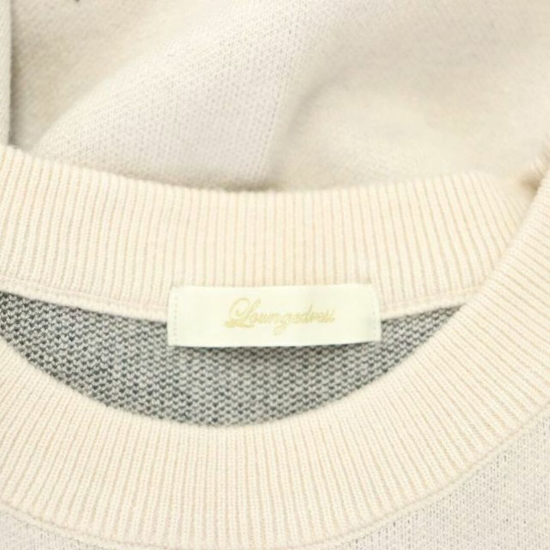 ラウンジドレス ガリャルダガランテ ロゴジャガードニット セーター F ピンク レディースのトップス(ニット/セーター)の商品写真