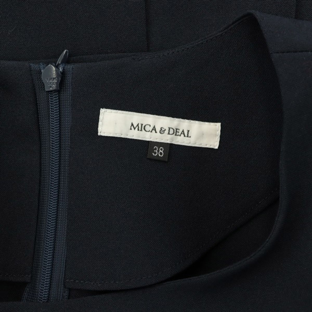 マイカ＆ディール バックプリーツブラウス 長袖 プルオーバー 38 黒 レディースのトップス(シャツ/ブラウス(長袖/七分))の商品写真