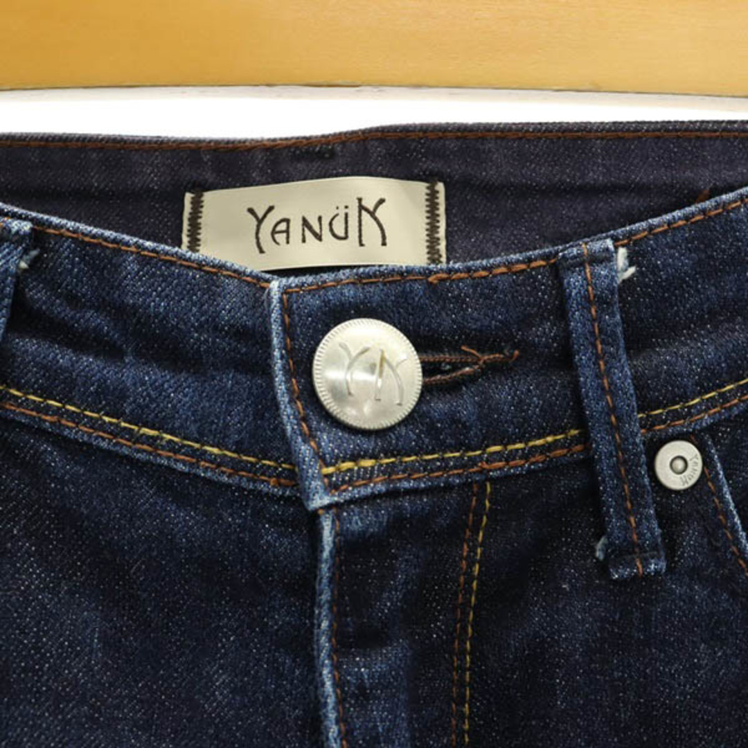 YANUK(ヤヌーク)のヤヌーク YANUK ANNETTE ストレート デニムパンツ ジーンズ 23 レディースのパンツ(デニム/ジーンズ)の商品写真