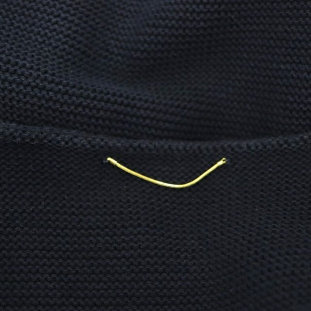 DEUXIEME CLASSE(ドゥーズィエムクラス)のドゥーズィエムクラス ガーターアミプルオーバー ニット カットソー 長袖 紺 レディースのトップス(ニット/セーター)の商品写真