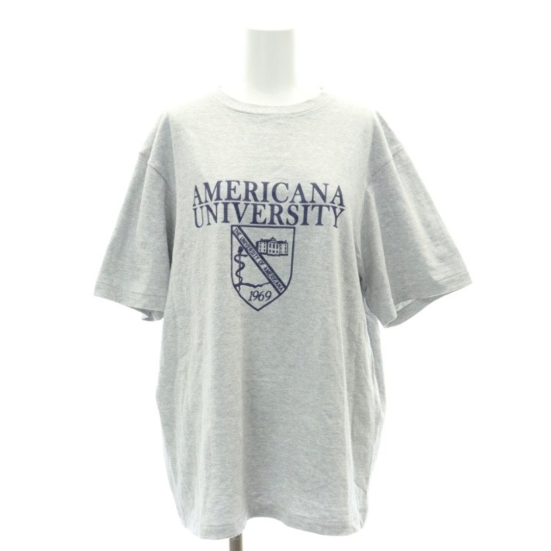 AMERICANA(アメリカーナ)のアメリカーナ ドゥーズィエムクラス取扱い universityTシャツ レディースのトップス(Tシャツ(半袖/袖なし))の商品写真