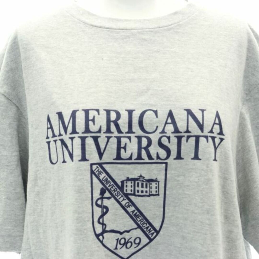 AMERICANA(アメリカーナ)のアメリカーナ ドゥーズィエムクラス取扱い universityTシャツ レディースのトップス(Tシャツ(半袖/袖なし))の商品写真