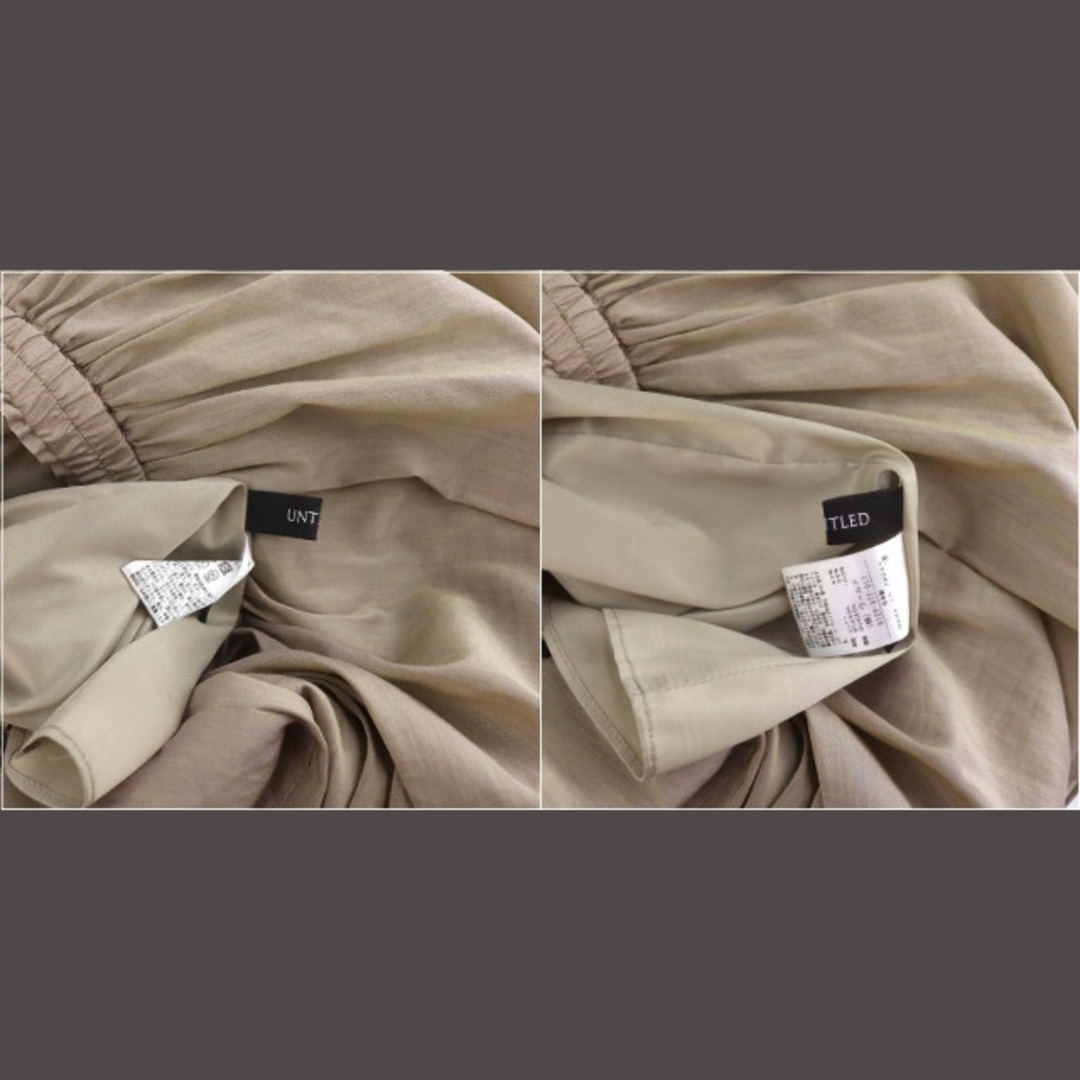 UNTITLED(アンタイトル)のアンタイトル 23SS ベールローンマキシスカート ロング フレア レディースのスカート(ロングスカート)の商品写真