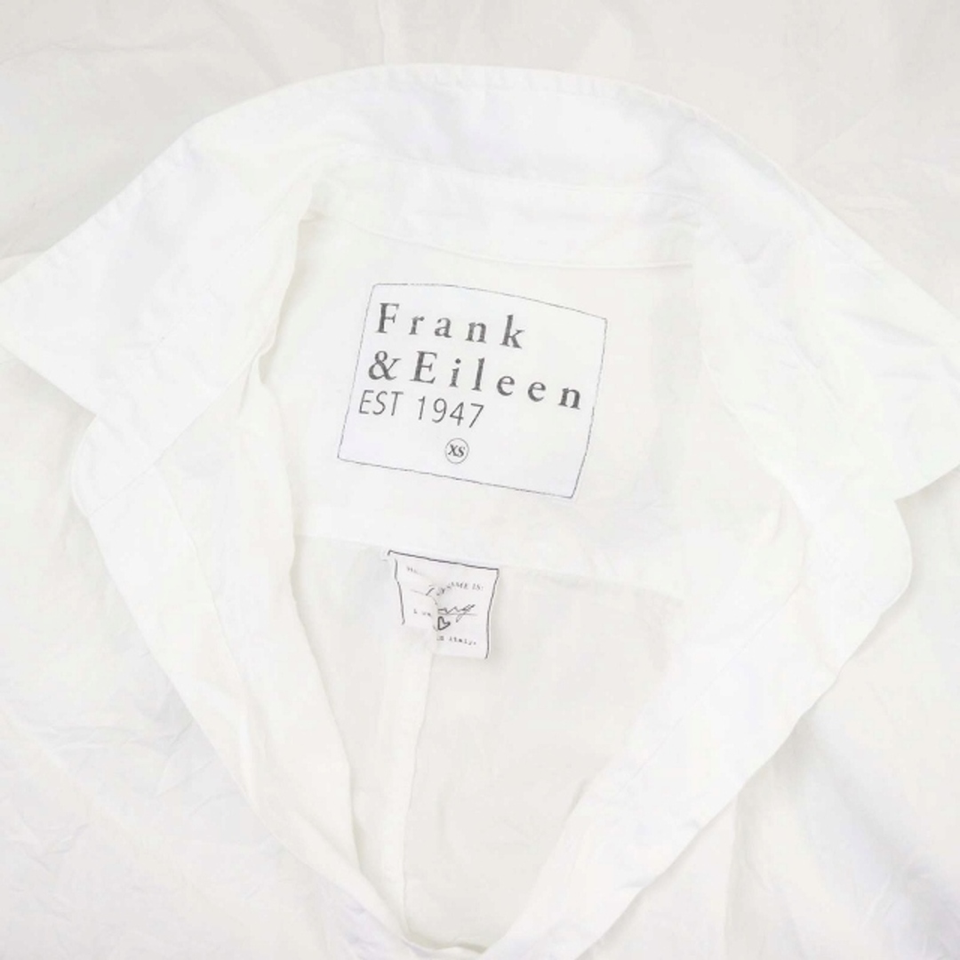 Frank&Eileen(フランクアンドアイリーン)のフランク&アイリーン BARRY WIP MIX シャツ ブラウス XS 白 レディースのトップス(シャツ/ブラウス(長袖/七分))の商品写真