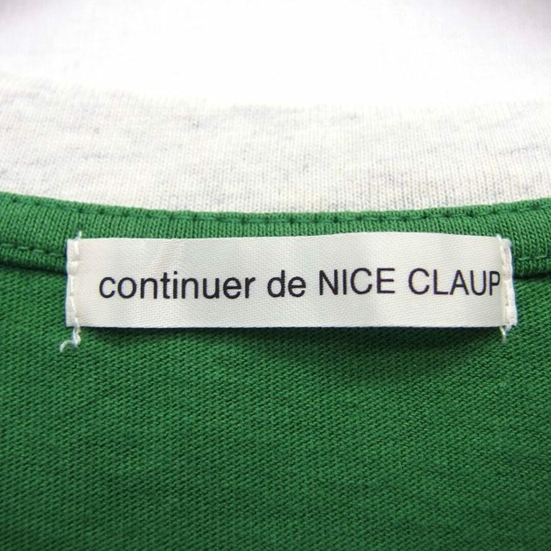 NICE CLAUP(ナイスクラップ)のナイスクラップ NICE CLAUP Tシャツ カットソー 英字 刺繍 プリント レディースのトップス(Tシャツ(長袖/七分))の商品写真