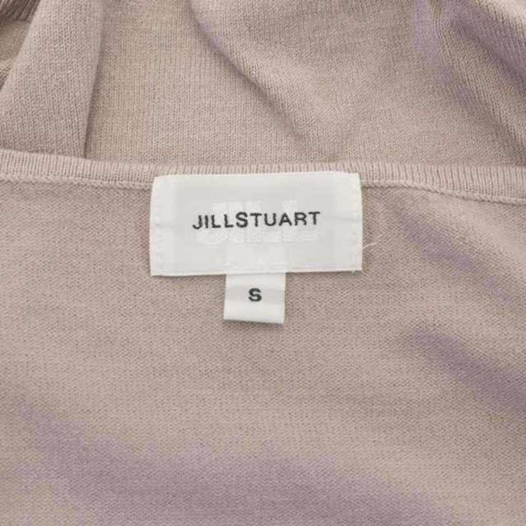 JILLSTUART(ジルスチュアート)のジルスチュアート スクエアネック ニット セーター 七分袖 S ラベンダー レディースのトップス(ニット/セーター)の商品写真