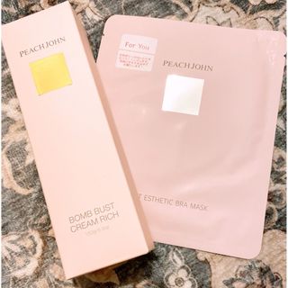 ピーチジョン(PEACH JOHN)の新品未開封 PEACH JOHN ボムバストクリーム&バスト用マスクセット(ボディクリーム)