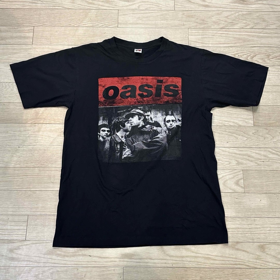 Oasis オアシス バンドTシャツ/バンT/USED/古着/XL/シングル メンズのトップス(Tシャツ/カットソー(半袖/袖なし))の商品写真