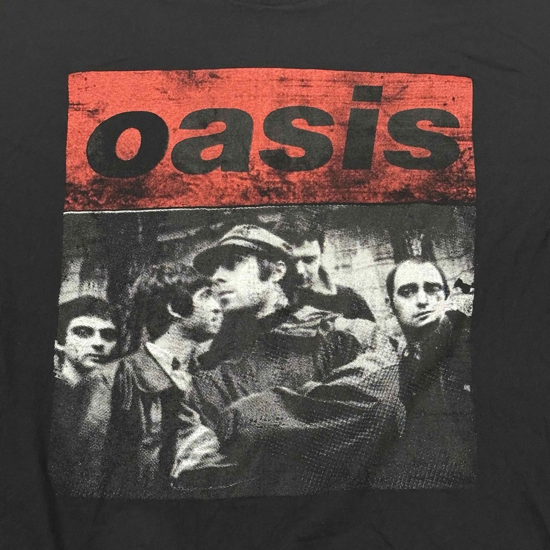 Oasis オアシス バンドTシャツ/バンT/USED/古着/XL/シングル メンズのトップス(Tシャツ/カットソー(半袖/袖なし))の商品写真