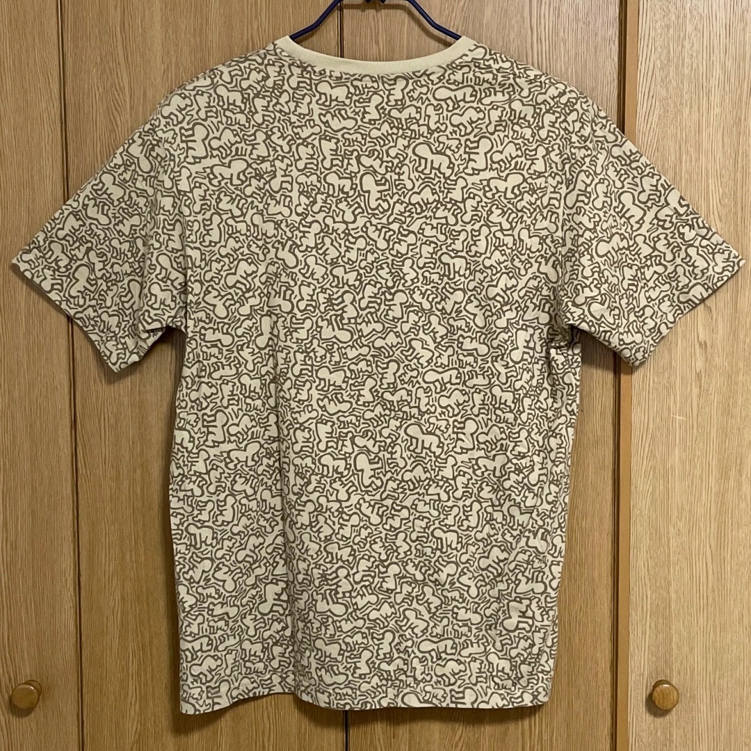 UNIQLO(ユニクロ)のUNIQLO×Keith Haring 総柄Tシャツ  Lサイズ メンズのトップス(Tシャツ/カットソー(半袖/袖なし))の商品写真