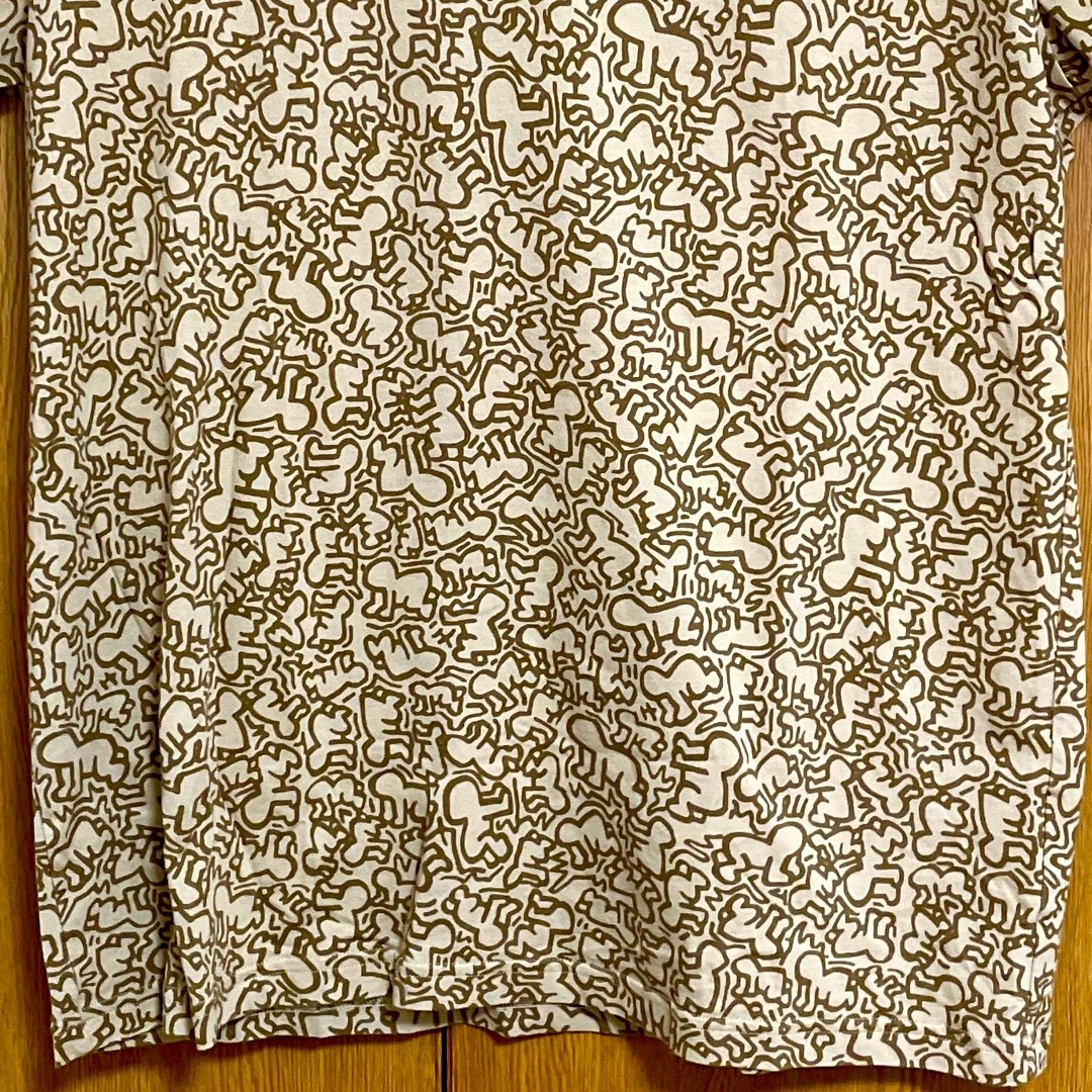 UNIQLO(ユニクロ)のUNIQLO×Keith Haring 総柄Tシャツ  Lサイズ メンズのトップス(Tシャツ/カットソー(半袖/袖なし))の商品写真