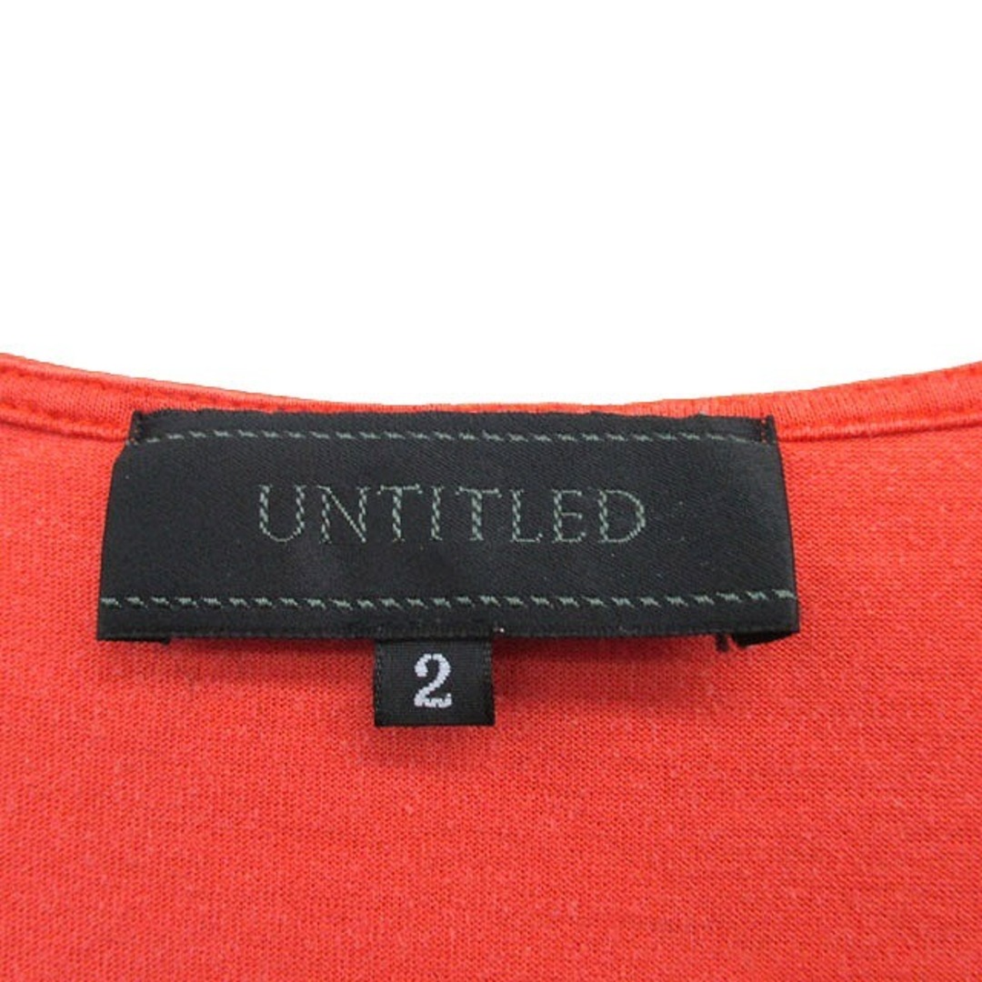 UNTITLED(アンタイトル)のアンタイトル UNTITLED カットソー Tシャツ 半袖 シンプル 2 レディースのトップス(カットソー(半袖/袖なし))の商品写真