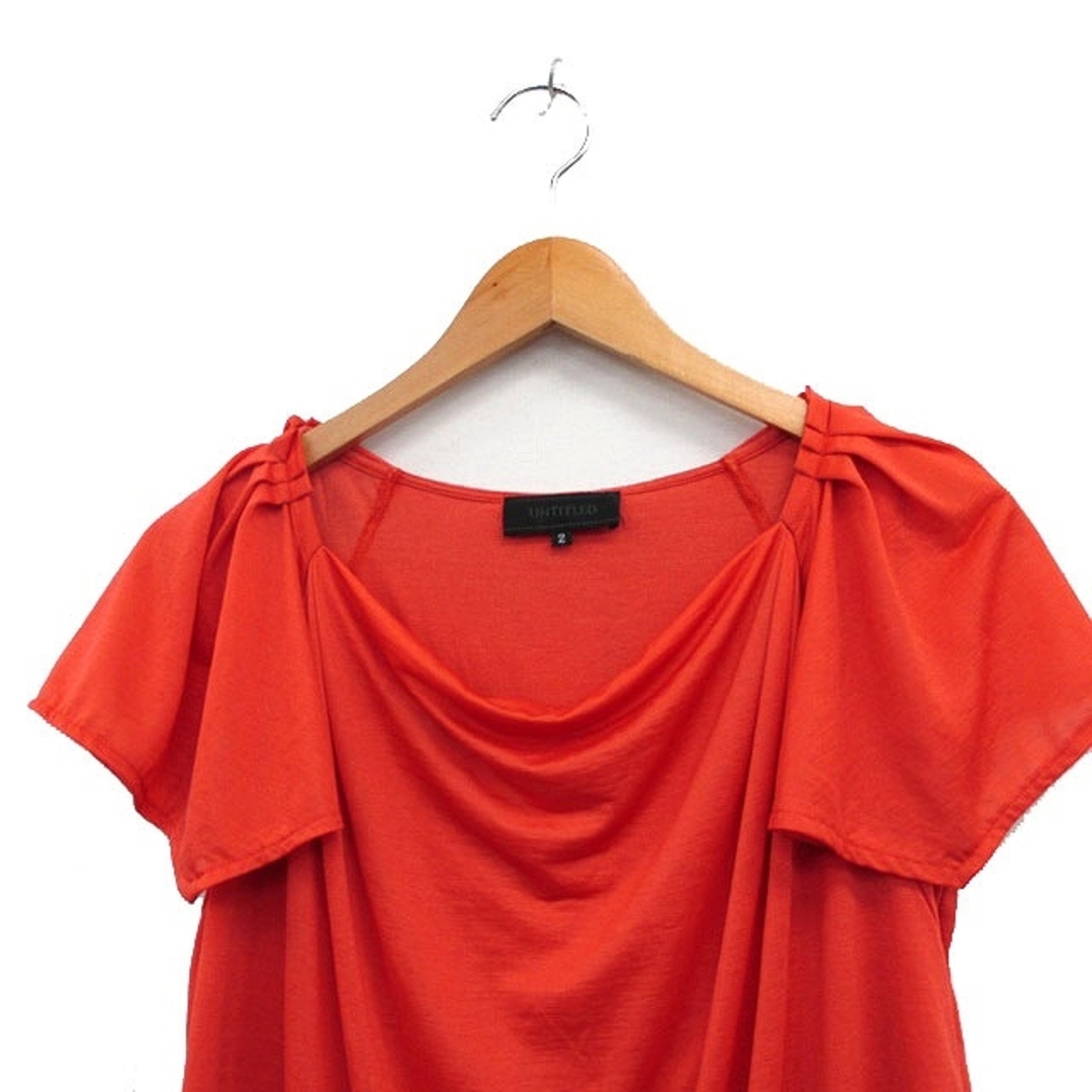 UNTITLED(アンタイトル)のアンタイトル UNTITLED カットソー Tシャツ 半袖 シンプル 2 レディースのトップス(カットソー(半袖/袖なし))の商品写真
