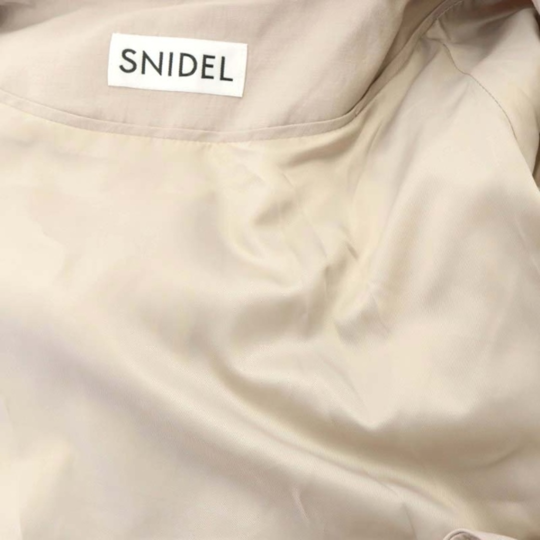 SNIDEL(スナイデル)のスナイデル デザイントレンチコート スプリングコート アウター 薄手 ロング F レディースのジャケット/アウター(トレンチコート)の商品写真