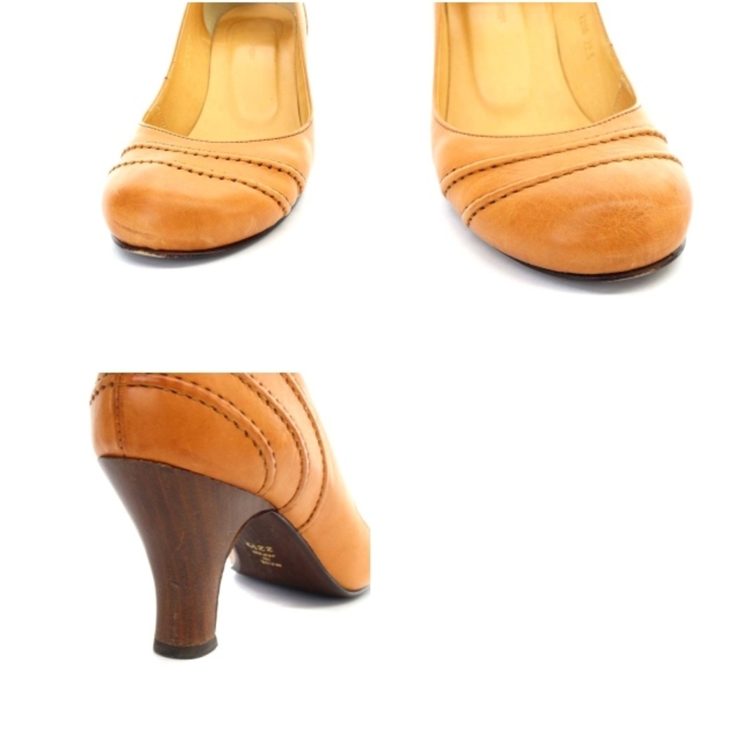 atelier brugge(アトリエブルージュ)のアトリエブルージュ パンプス ハイヒール ラウンドトゥ 22.5cm キャメル レディースの靴/シューズ(ハイヒール/パンプス)の商品写真