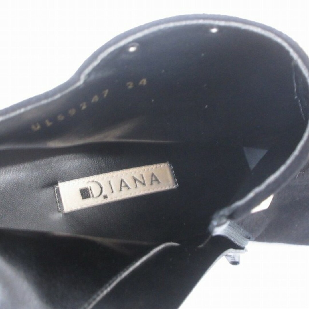 DIANA(ダイアナ)のダイアナ DIANA ショートブーツ スタッズ スエード 24cm  レディースの靴/シューズ(ブーツ)の商品写真