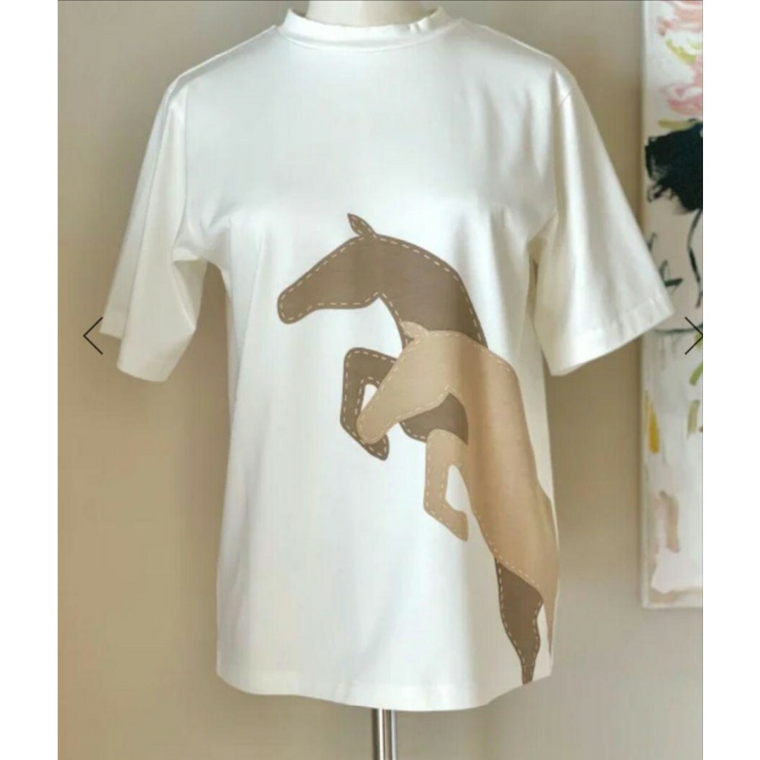 SEVEN TEN by MIHO KAWAHITO☆ホースプリントTシャツ レディースのトップス(Tシャツ(半袖/袖なし))の商品写真