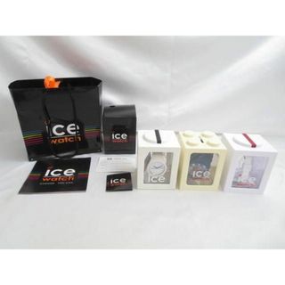  中古 アイスウォッチ ICE-WATCH 腕時計 3点 ホワイト ネイビー メンズ レディース 服飾小物(その他)