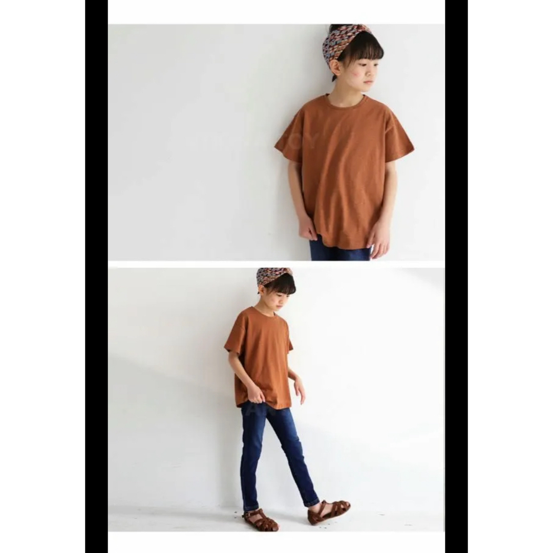 antiqua(アンティカ)の子供服　130cm 上下セット キッズ/ベビー/マタニティのキッズ服女の子用(90cm~)(Tシャツ/カットソー)の商品写真