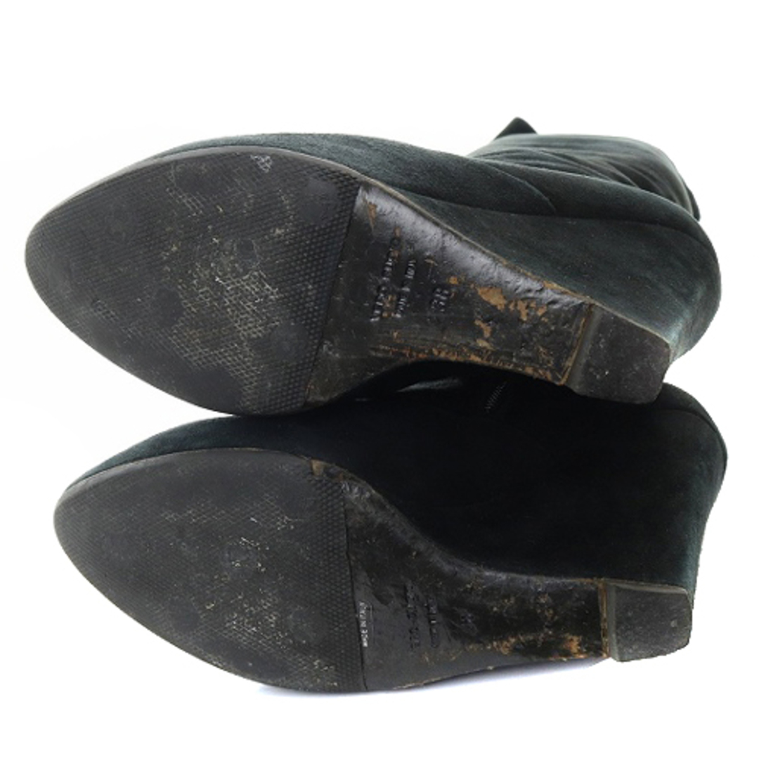 Giuseppe Zanotti Design(ジュゼッペザノッティデザイン)のジュゼッペザノッティデザイン ニーハイブーツ スエード 38 25cm 黒 レディースの靴/シューズ(ブーツ)の商品写真