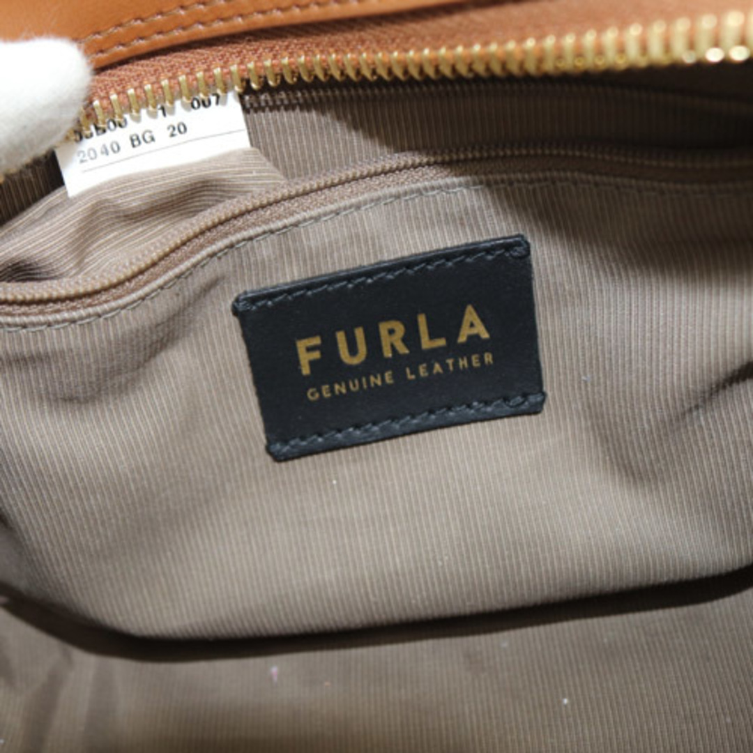 Furla(フルラ)のフルラ FURLA BLOCK MINI ショルダーバッグ ロゴ 茶色 レディースのバッグ(ショルダーバッグ)の商品写真