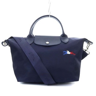 ロンシャン(LONGCHAMP)のロンシャン プリアージュ トレ パリ トートバッグ ショルダーバッグ 紺(トートバッグ)