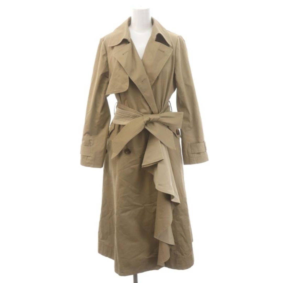 other(アザー)のハーリップトゥ Gaba Ruffled Cotton Trench Coat レディースのジャケット/アウター(トレンチコート)の商品写真