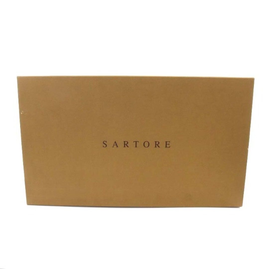 SARTORE(サルトル)のサルトル ブーツ ロング チャンキーヒール レザー 36.5 ダークブラウン レディースの靴/シューズ(ブーツ)の商品写真