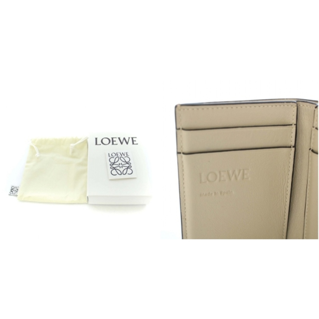 LOEWE(ロエベ)のロエベ ブランド トライフォールド6カードホルダー ミニウォレット ボルドー レディースのファッション小物(財布)の商品写真