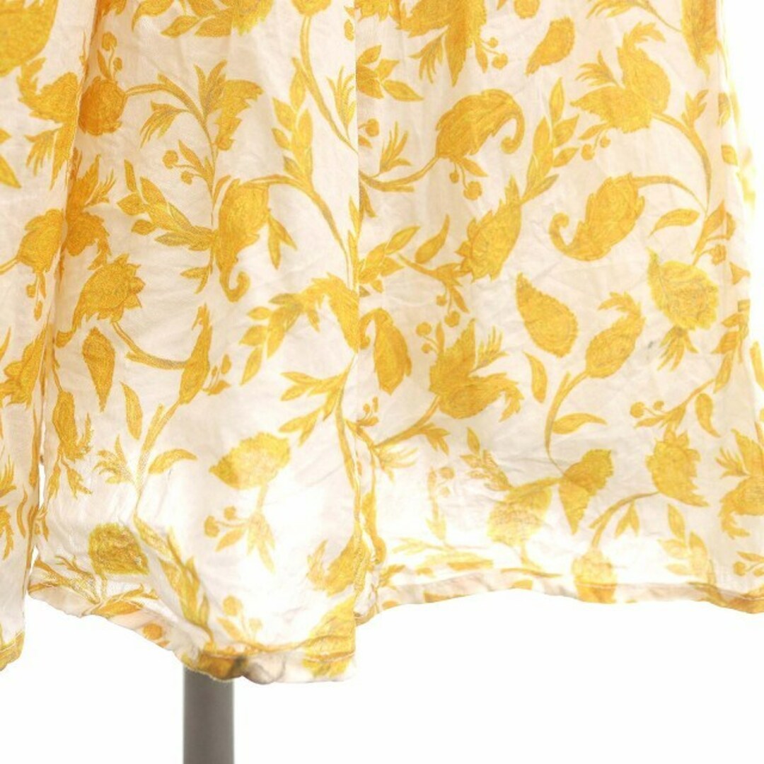 マリハ セレナーデのドレス ワンピース ロング 半袖 パフスリーブ 総柄 38 レディースのワンピース(ロングワンピース/マキシワンピース)の商品写真