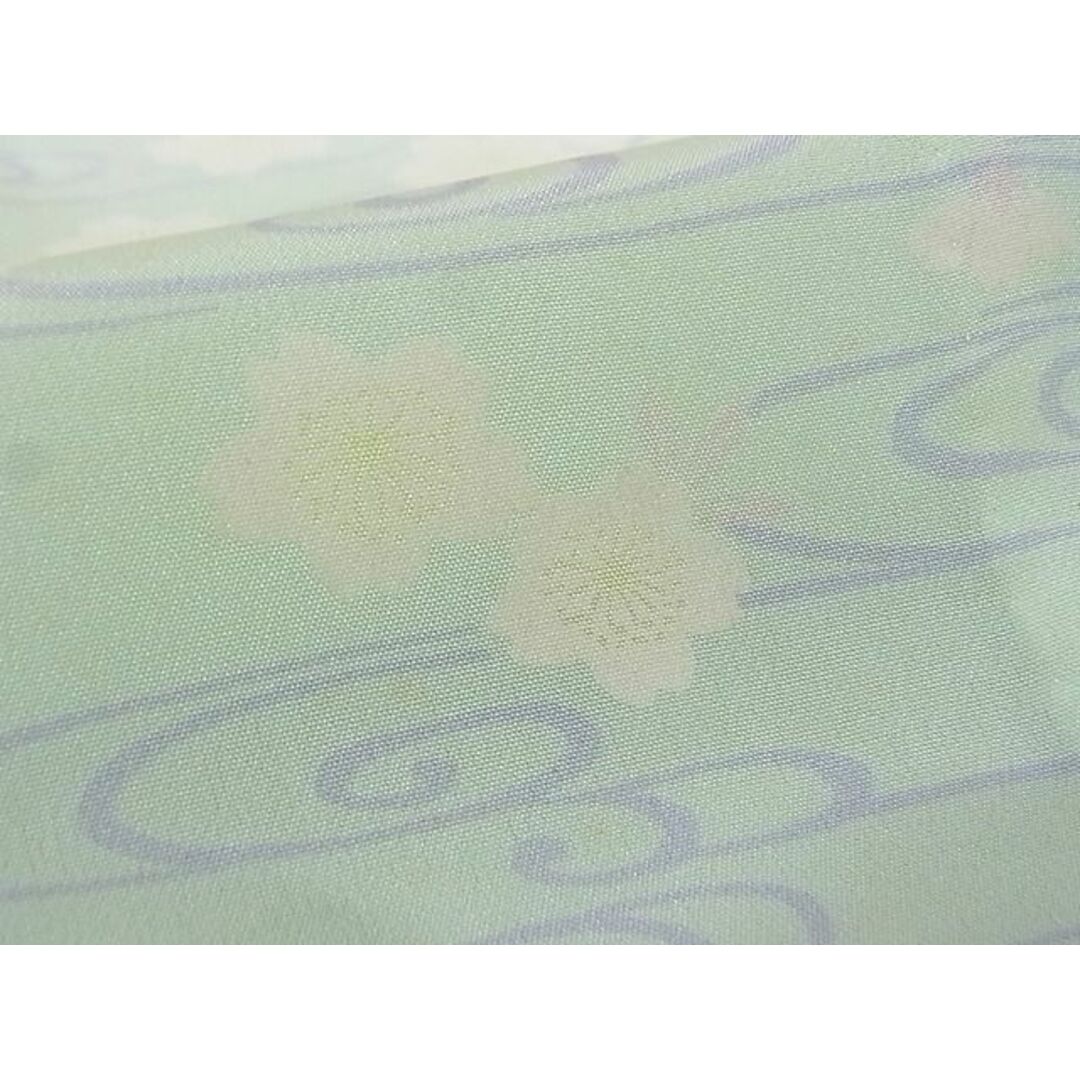 平和屋-こころ店■長襦袢　無双仕立て　流水花文　やまと誂製　正絹　逸品　AAAD8392Bwt レディースの水着/浴衣(着物)の商品写真