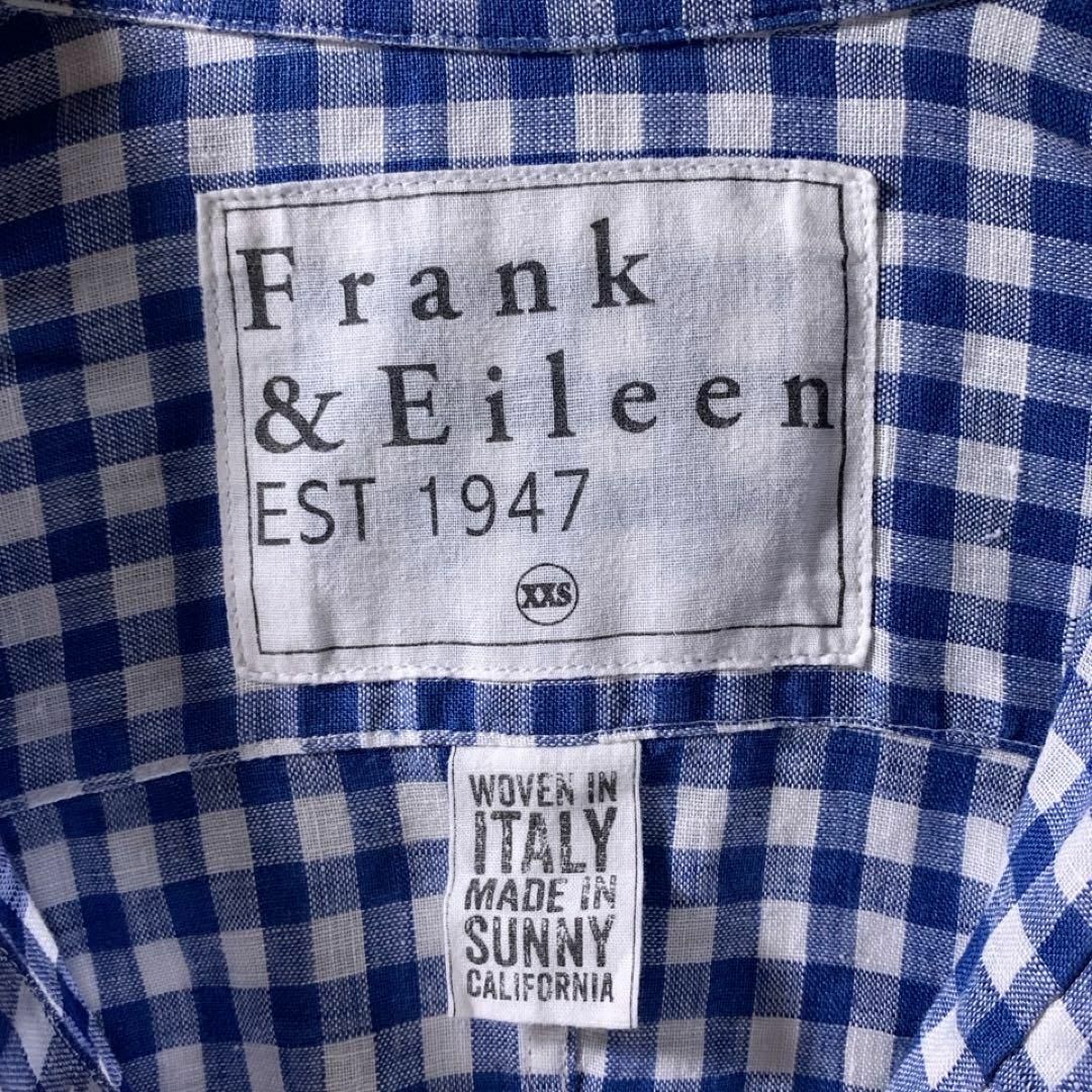 Frank&Eileen(フランクアンドアイリーン)のフランクアンドアイリーン BARRY ギンガムチェック リネン スキッパーシャツ レディースのトップス(シャツ/ブラウス(長袖/七分))の商品写真