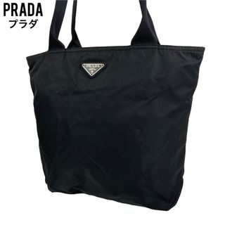 PRADA - PRADA プラダ　トートバッグ　ブラック　テーストナイロン　黒　肩掛け