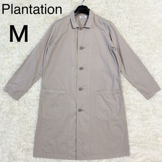 プランテーション(Plantation)のプランテーション　スプリングコート　薄手トレンチコート　ベージュ　春秋冬　M(スプリングコート)