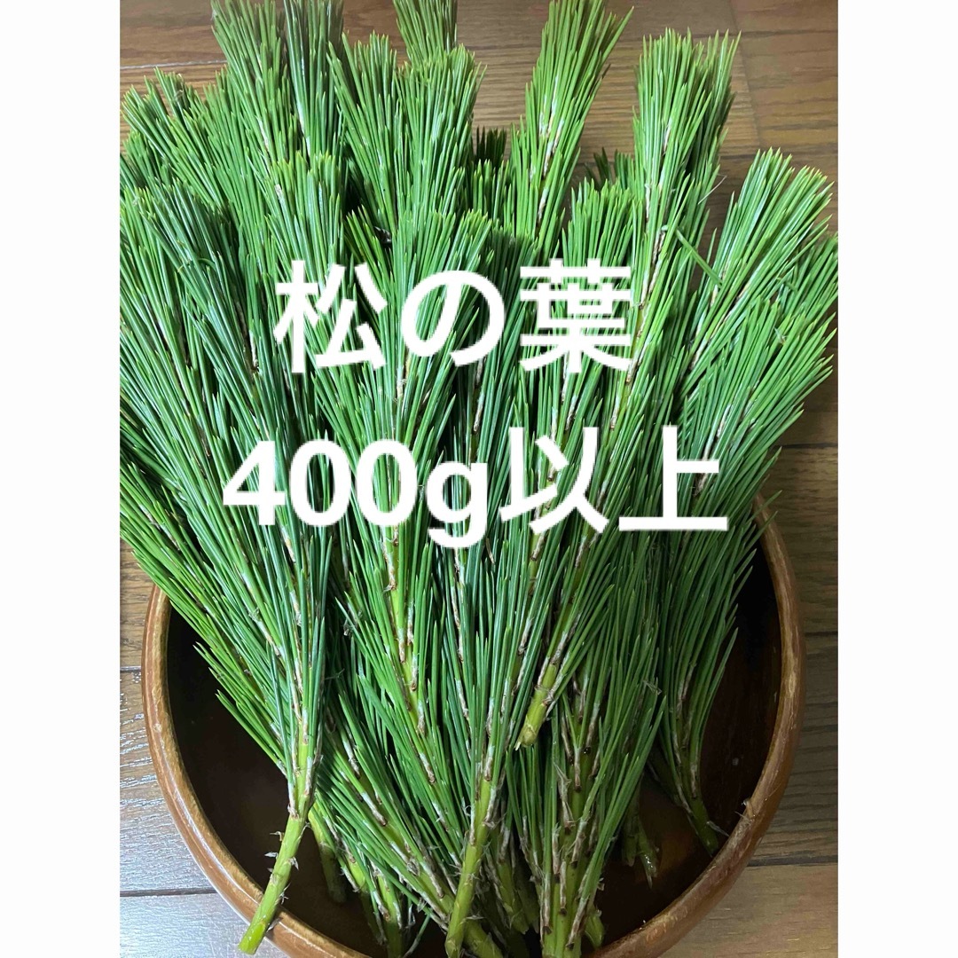 秋田県産松の葉400g以上 食品/飲料/酒の食品(野菜)の商品写真