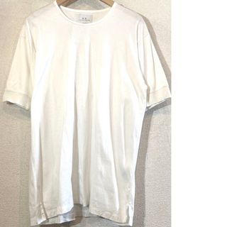 エムビー(MB)のMB★カットソー★Tシャツ★リブ★日本製★エムビー★定価12,000円★白(Tシャツ/カットソー(半袖/袖なし))