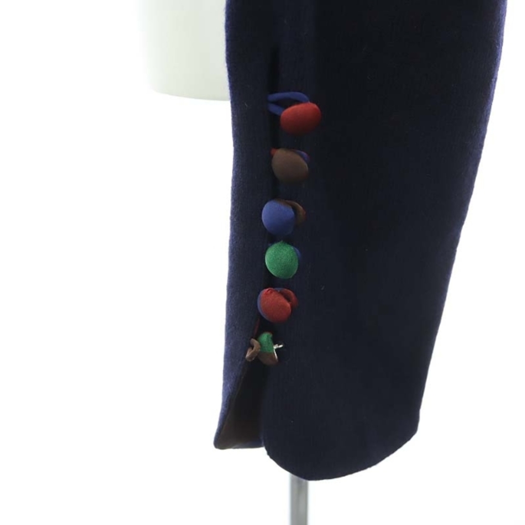 kolor(カラー)のカラー セーラーカラーニット セーター 長袖 ウール 2 ネイビー ブラウン レディースのトップス(ニット/セーター)の商品写真