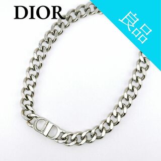 ディオール(Dior)のディオール リンク CD ICON ロゴ チェーン ネックレス シルバー(ネックレス)