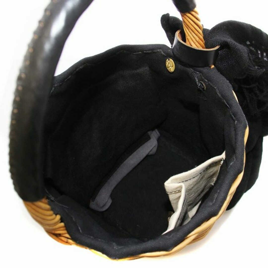 エバゴス ブライドル バケツM バスケット かごバッグ ハンドバッグ レディースのバッグ(かごバッグ/ストローバッグ)の商品写真