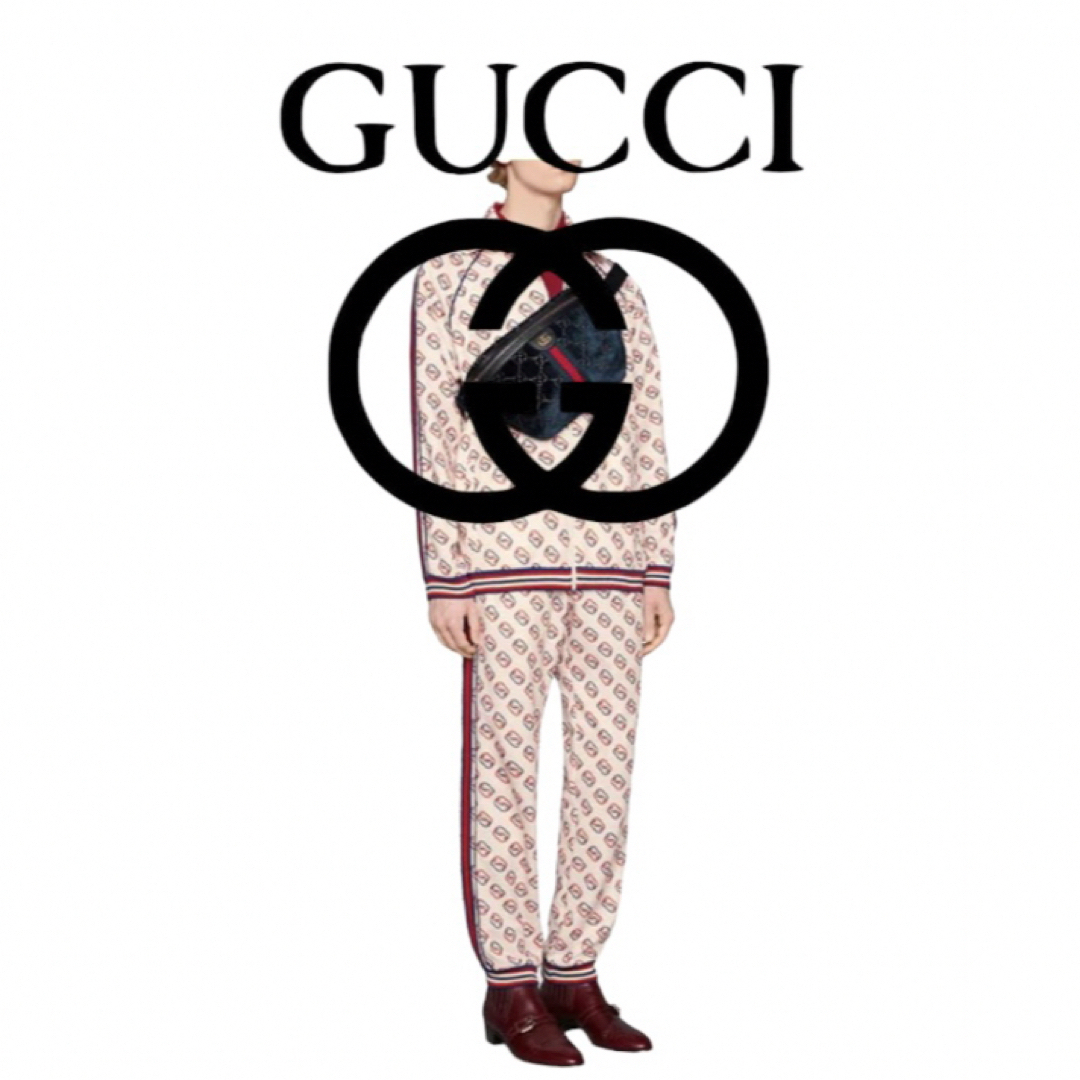 Gucci(グッチ)の美品【GUCCI】GG スウェット　ジョガーパンツ メンズのパンツ(その他)の商品写真