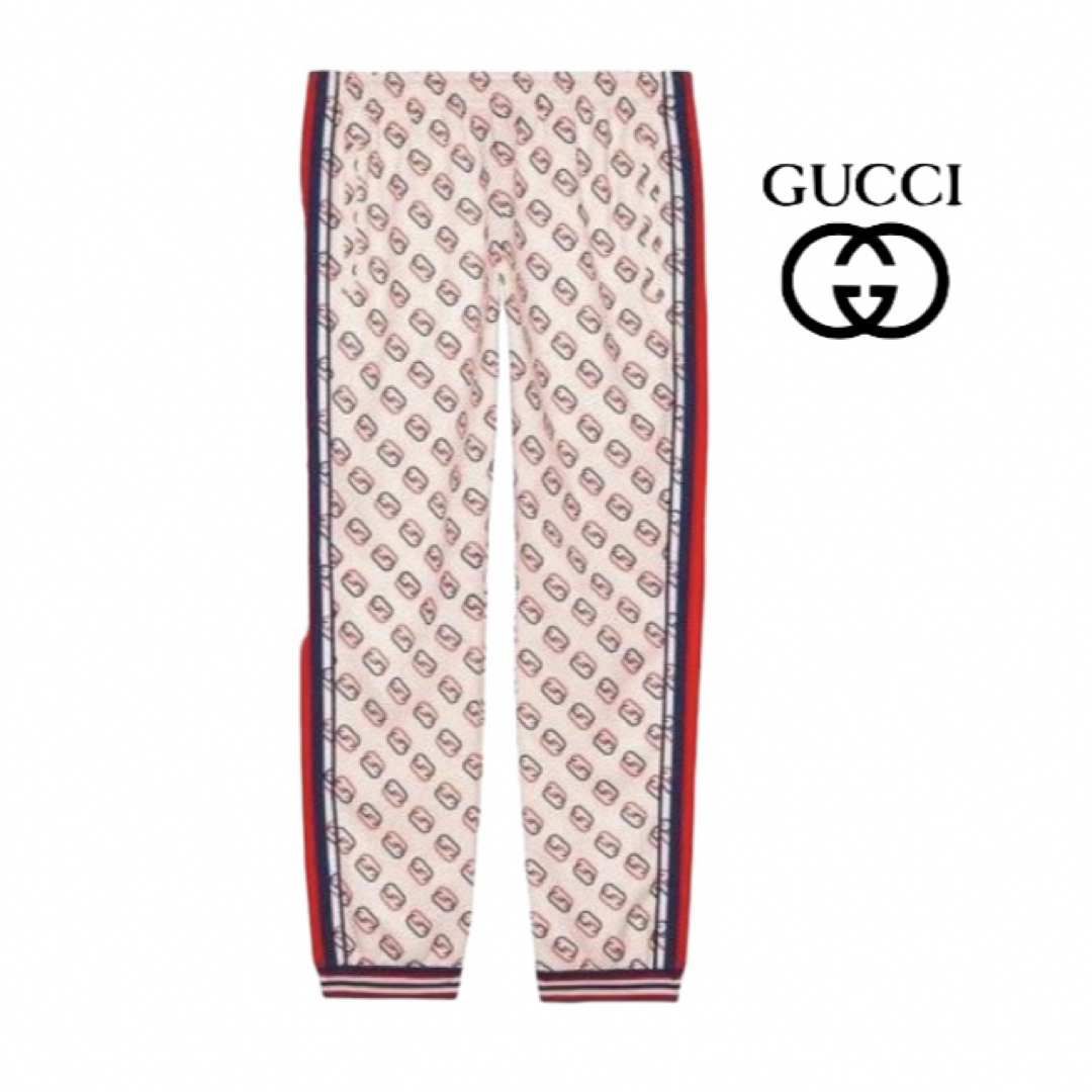 Gucci(グッチ)の美品【GUCCI】GG スウェット　ジョガーパンツ メンズのパンツ(その他)の商品写真